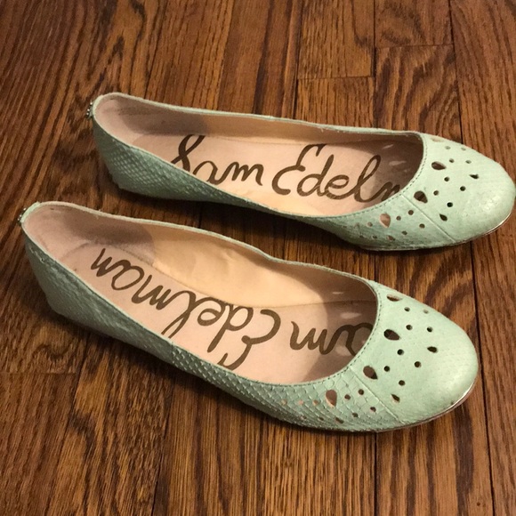 sam edelman green flats